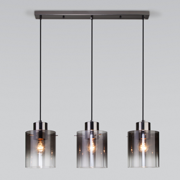 Купить Eurosvet Подвесной светильник со стеклянными плафонами 50227/3 дымчатый a057459