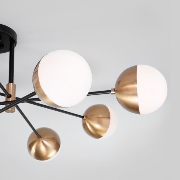 Купить Eurosvet Потолочная люстра в стиле лофт 70129/8 латунь a057080