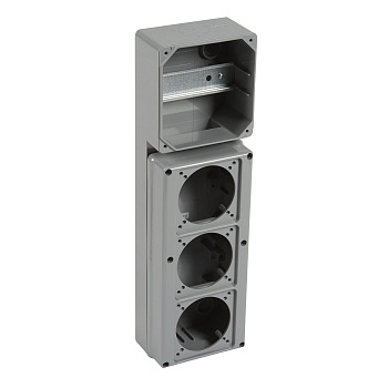 Legrand P17 Осн.щит.5М для 1 лиц.пан. 280х125 IP66 057707