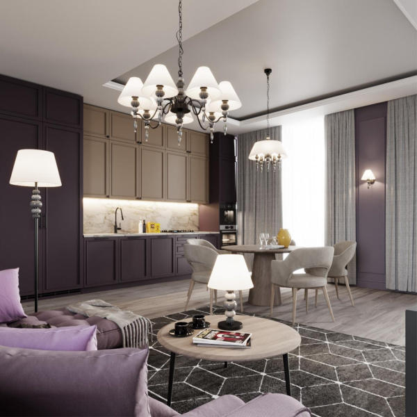 Купить Odeon Light 4896/1 MODERN ODL_EX23 27 черный матов./серый/молочный металл/керамика/ткань Подвес E27 1*40W SOCHI