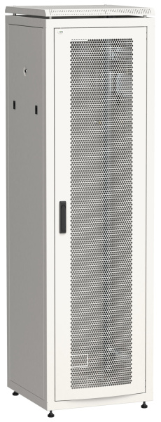 IEK LINEA N ITK Шкаф сетевой 19" LINEA N 47U 600х600 мм перфорированная передняя дверь, серый LN35-47U66-P