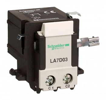 SE Contactors D Дистанционный расцепитель AC.DC 110В LA7D03F