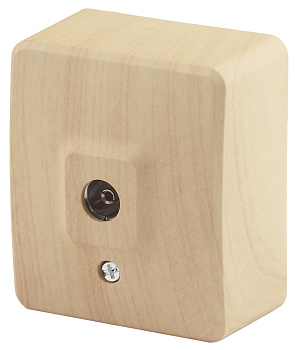 ЭРА 11-3201-11 Эксперт Сосна Розетка TV одиночная ОУ