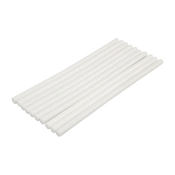 Клеевые стержни d=11,3 мм, L=270 мм, белые (упак. 10 шт.) Rexant 09-1277