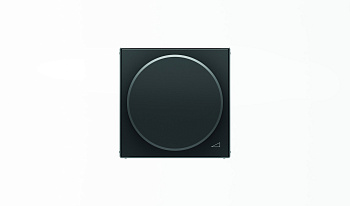 ABB SKY Чёрный бархат Накладка с поворотной ручкой для механизма поворотного светорегулятора 2CLA856020A1501