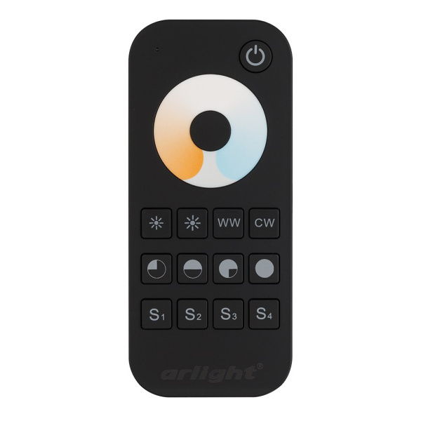 Купить Arlight Пульт SMART-R34-MIX Black (1 зона, 2.4G) (IP20 Пластик, 5 лет) 025032