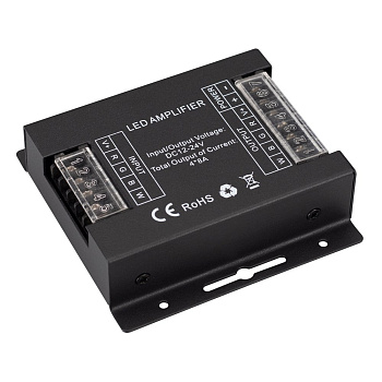 Arlight Усилитель ARL-5022-RGBW (12-24V, 4x8A, 384-768W) (IP20 Металл, 3 года) 027141