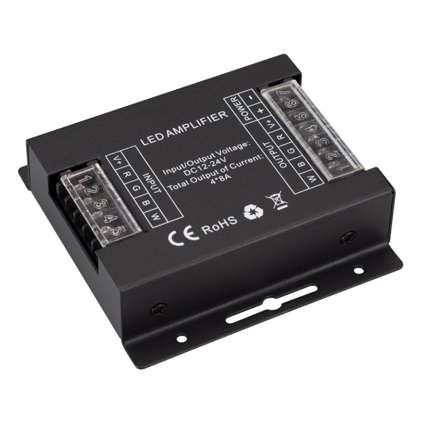 Arlight Усилитель ARL-5022-RGBW (12-24V, 4x8A, 384-768W) (IP20 Металл, 3 года) 027141