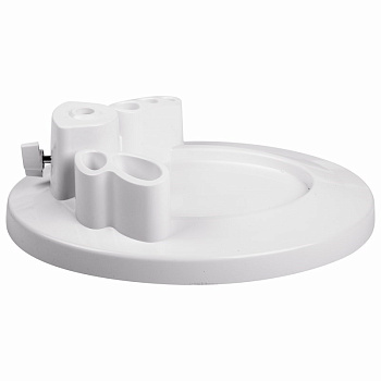 Подставка настольная для ламп-луп, круглая, VISAGISTE, белая Rexant 31-0840