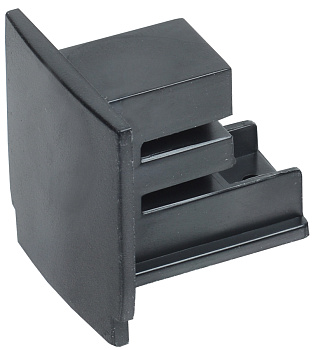 IEK LIGHTING PRO Заглушка для трехфазного шинопровода черная LPK0D-ZGL-3-K02