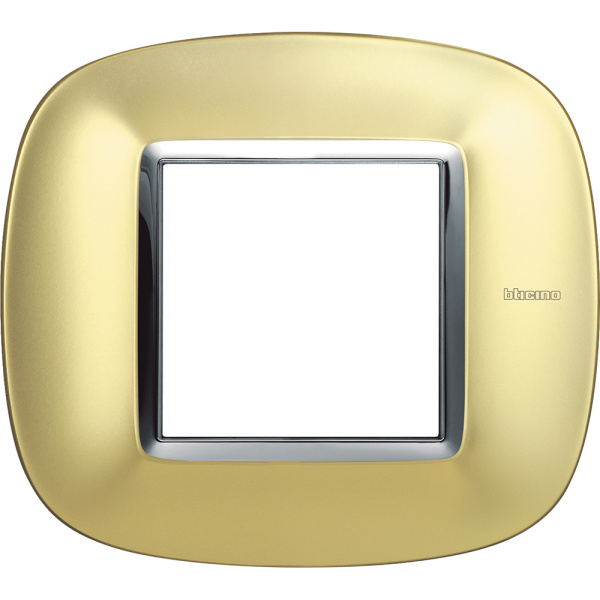 BT Axolute Матовое золото Рамка 2 мод эллипс HB4802OSN