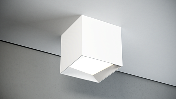 Quest Light Светильник накладной, белый, LED 9w 3000K 906lm, IP20 SKY OK ED white/white