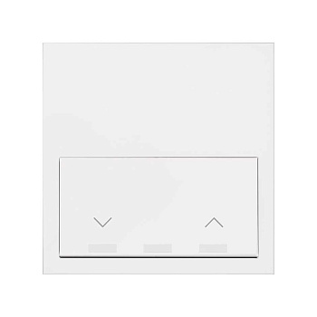 Simon 100 Белый матовый Кит 1 пост, фронт. 1 рамка «минимум» + 1 клавиша жалюзи 10020115-230