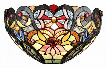 VELANTE 825-801-01 Бра Бронза/Разноцветный E27 1*40W