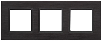 ЭРА 14-5203-05 Elegance Черный/антрацит Металл Рамка 3-ая