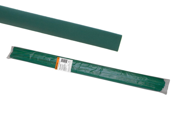 TDM Термоусаживаемая трубка ТУТнг 6/3 зеленая по 1м (50 м/упак) SQ0518-0204