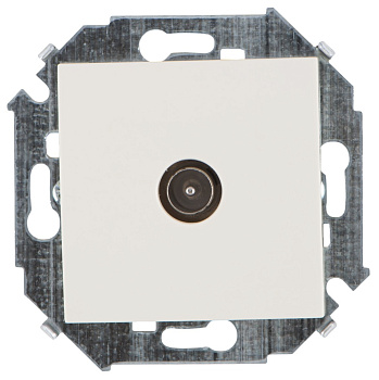 Simon 15 Бежевая Розетка TV одиночная, винт.зажим 1591475-031