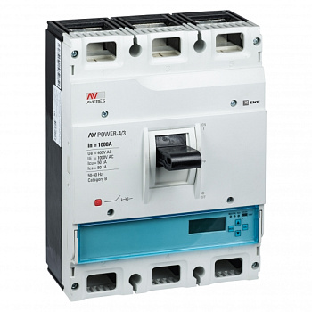 EKF Averes Автоматический выключатель AV POWER-4/3 1000А 50kA ETU6.2