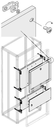 ABB Комплект уст.ОТ160/200/250 H=350 W=600мм 1STQ007437A0000