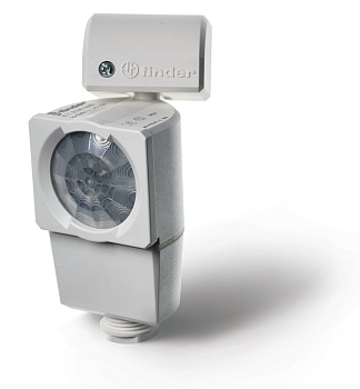 Finder Пассивный инфракрасный детектор движения для монтажа на улице; 1NO 10A; питание 120…230В АC; степень защиты IP54 181182300000