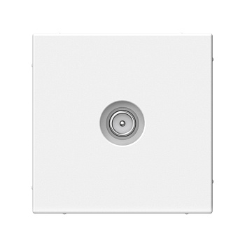 Systeme Electric ArtGallery Белый TV Розетка оконечная 1DB, механизм