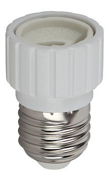 ЭРА E27-GU10 Белый Переходник E27-GU10