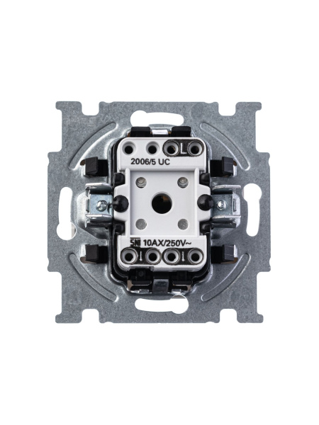 Купить ABB BJB Basic 55 Бел Выключатель 2-х клавишный 2CKA001012A2141