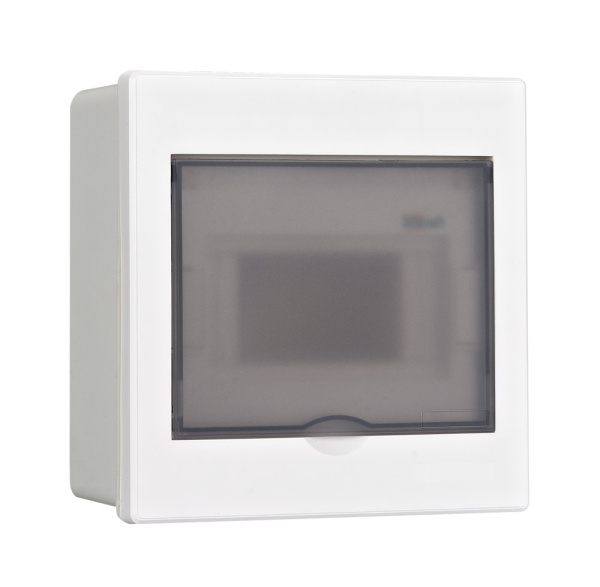 Dekraft Корпус пласт. встраиваемый прозр. дв. 1 ряд 6 мод. IP41 ЩРВ-П