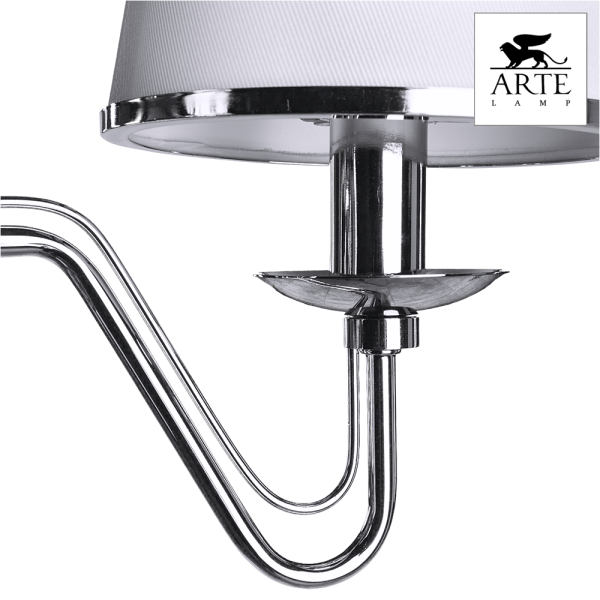 Купить Arte Lamp Aurora Хром/Белый Бра 60W E14 A1150AP-1CC