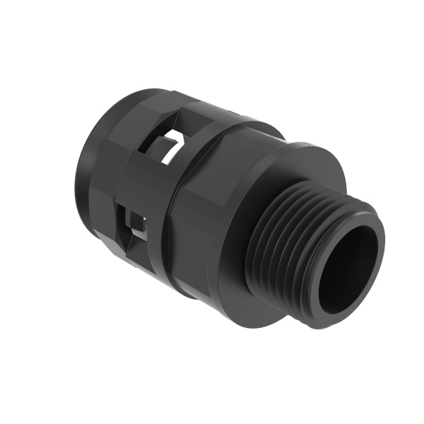 Купить DKC Муфта труба-коробка DN 17 мм, М20х1,5, полиамид, цвет черный