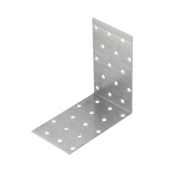 Tech-Krep Уголок крепежный равносторонний 80х160х160x2 мм, оцинк. - накл. 142003