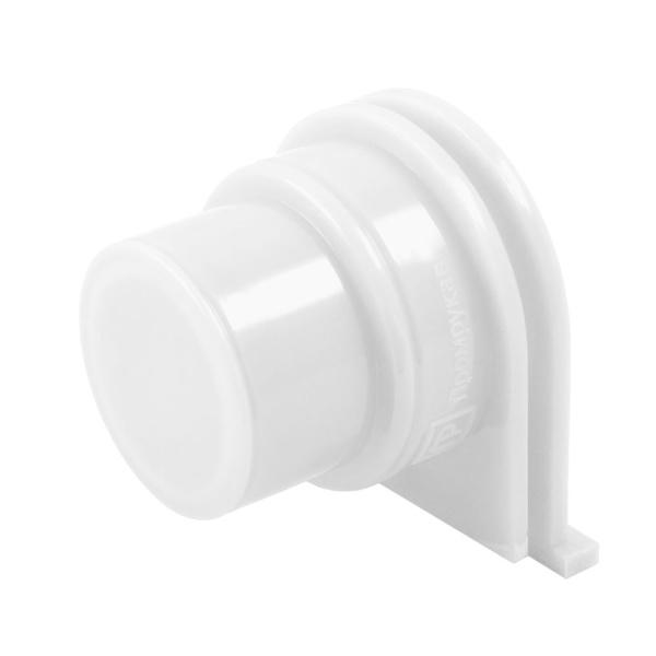 Промрукав Переходник универсальный на гофрированную трубу белый (50шт/1000шт уп/кор) PR13.0321