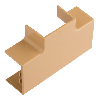 EKF PROxima Угол T-образный (20х10) (4 шт) Plast под светлое дерево