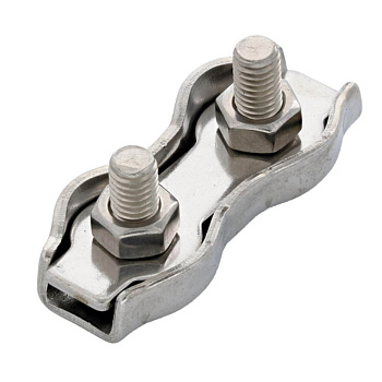 Промрукав Зажим троса двойной D5мм Duplex (100шт/уп) PR08.3890