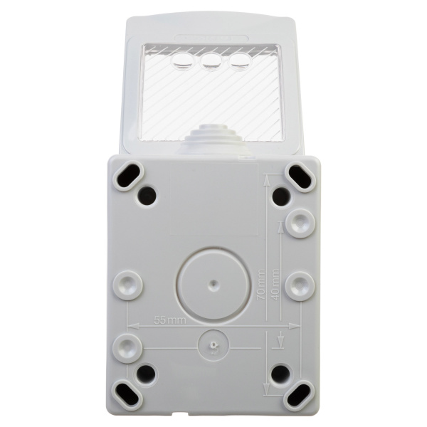 Купить DKC Коробка для настенного монтажа "Avanti", IP55, серая, 2 модуля