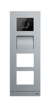 ABB Станция вызова, видео, 1/4, без клавишных модулей, сталь 2TMA070010X0029