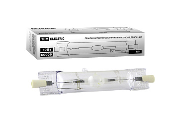 TDM Лампа металлогалогенная ДРИ 70 6000 К Rх7s SQ0325-0012