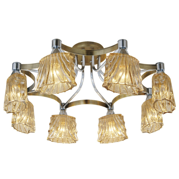 Citilux CL141181 Муза Бронза+Хром Свет-к Люстра