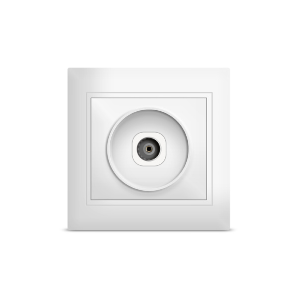 UNIVersal "Севиль" Розетка Бел TV С0027