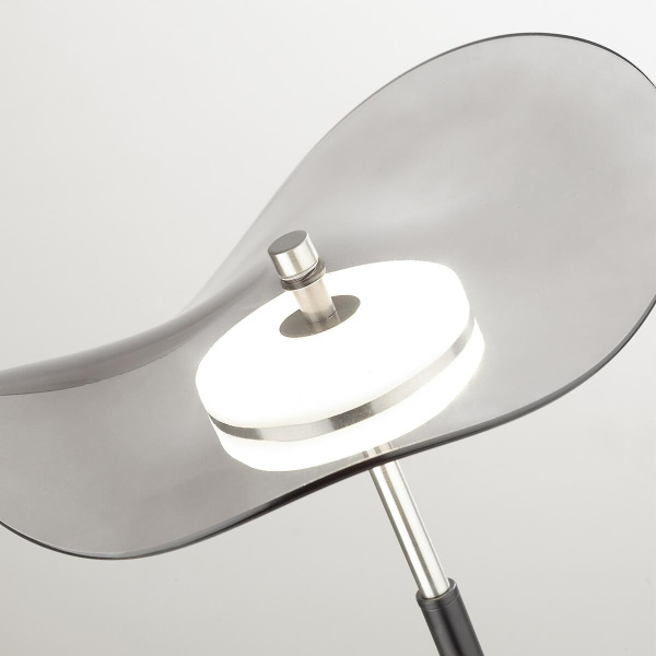 Купить Odeon Light 4858/10TL L-VISION ODL_EX21 никель/дымчатый/стекло Настольная лампа LED 1*13W 4000K FLUENT