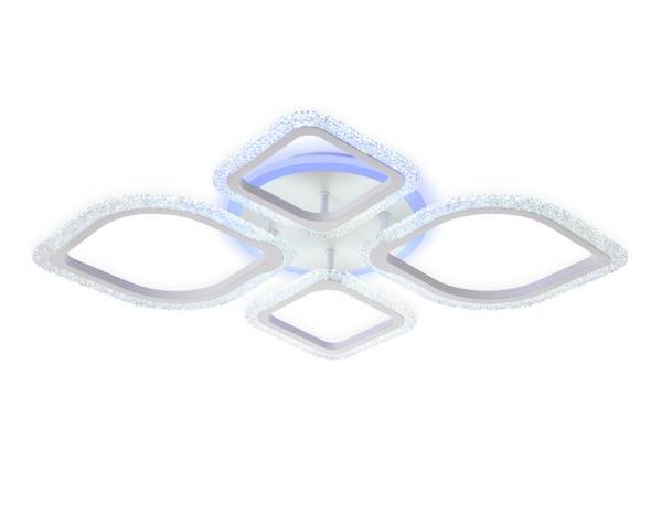 Купить Ambrella Потолочный светодиодный светильник с пультом FA5147 WH белый 77W 680*630*90 (ПДУ РАДИО 2.4)