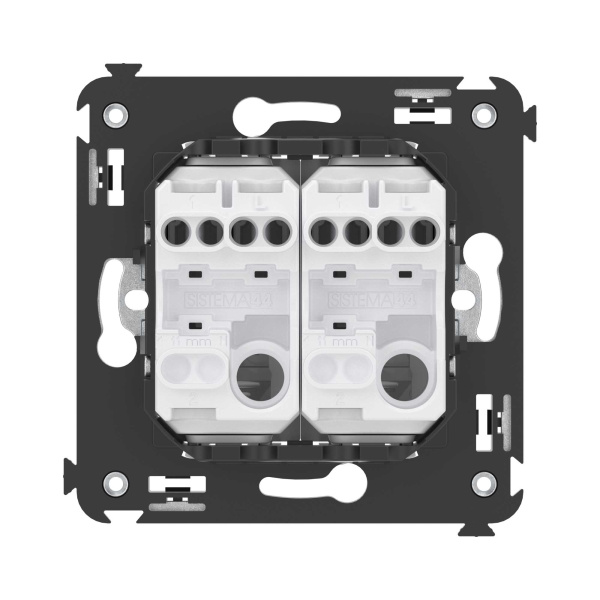 Купить DKC Инвертор двухклавишный в стену, "Avanti", "Белое облако"