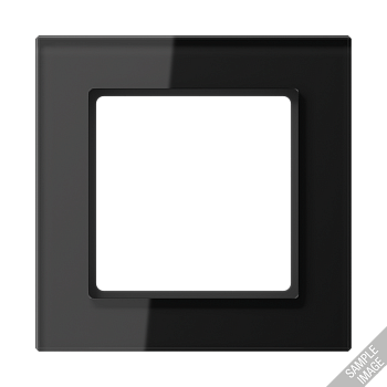 JUNG A creation Стекло Черное Рамка 5-ая AC585GLSW