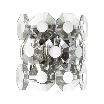 Odeon Light 4973/1W HALL ODL22 373 хром/хрусталь Бра E14 1*40W TOKATA