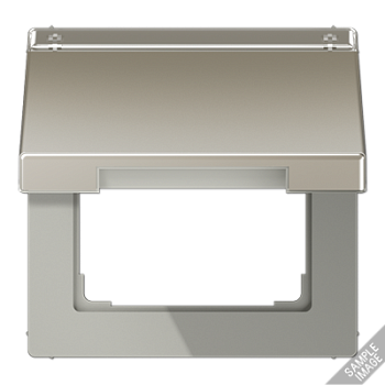 JUNG Крышка откидная с возвратной пружиной и полем для надписи 12×15 мм, Dark AL2990NAKLD