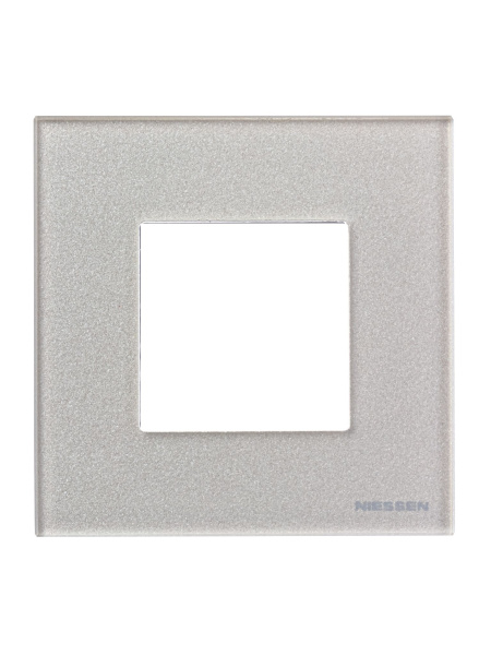 Купить ABB NIE Zenit Стекло Жемчужное Рамка 1-я 2 мод 2CLA227100N3501