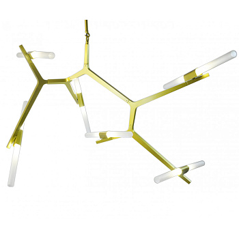 Kink Light 07531-12,33 Люстра Никс золото w130*53 h53-93 G9 12*5W (Led) (лампами не комплектуется)