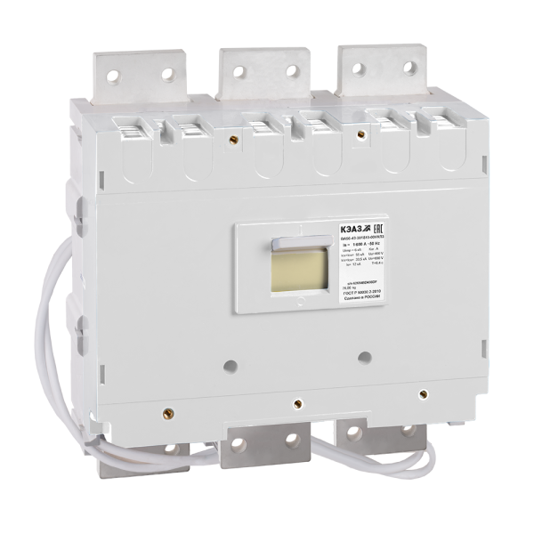 КЭАЗ Выключатель автоматический ВА56-43-801810-1600А-440DC-НР230AC/220DC-УХЛ3