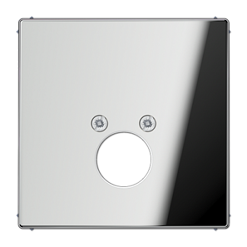 JUNG Крышка для одного гнезда подключения громкоговорителя полированный хром GCR2962-1