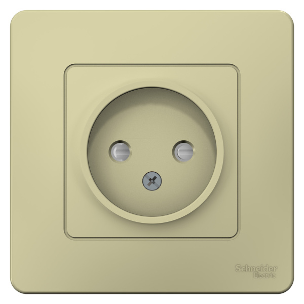 Купить Systeme Electric Blanca внутр Беж Розетка б/з со шторками, 16А, 250В